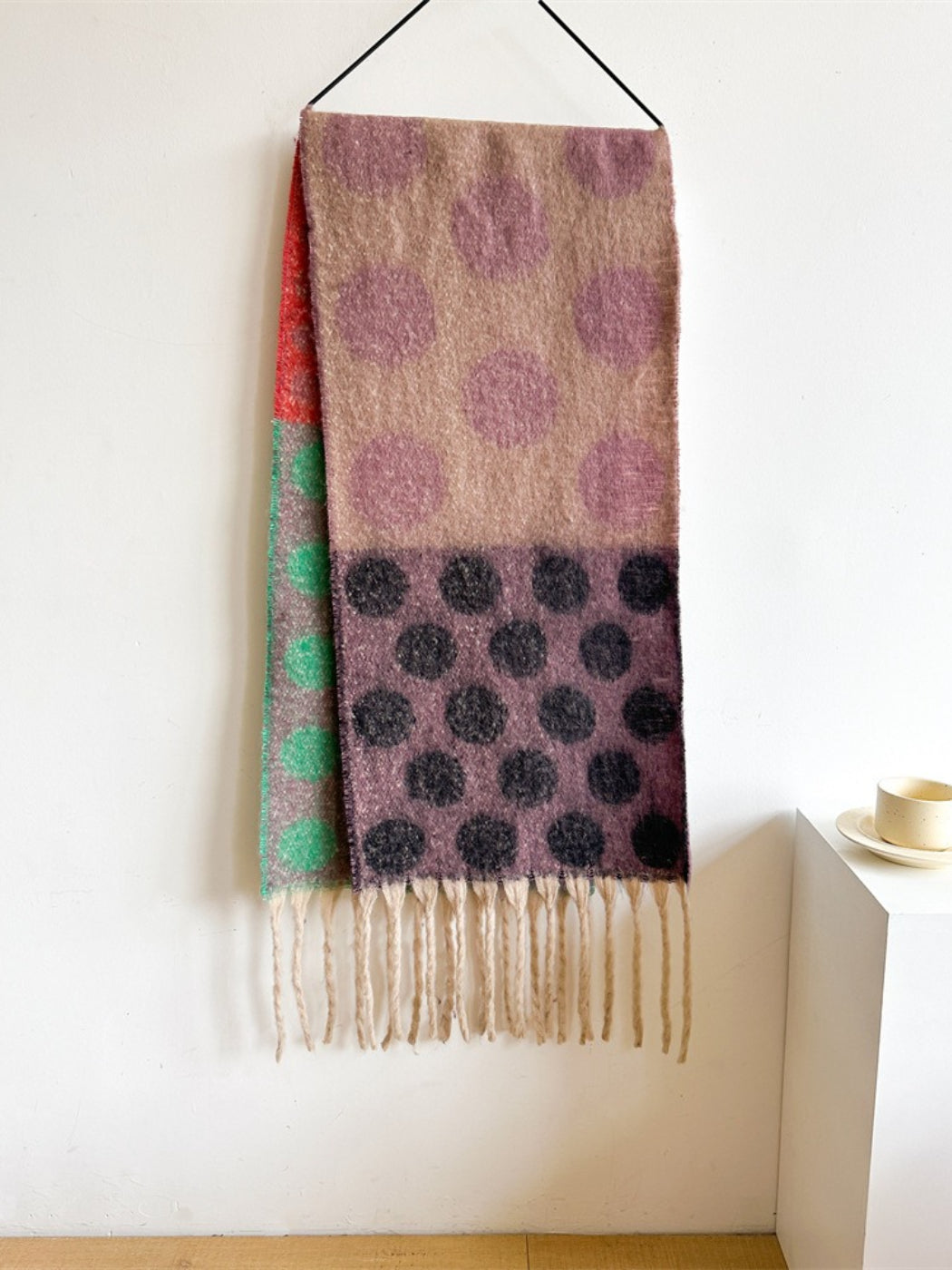 Scarvii - Bold Retro Polka Winter Scarf