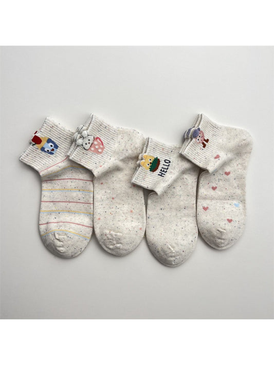 Rufia Solid Blue Low Cut Socks product image