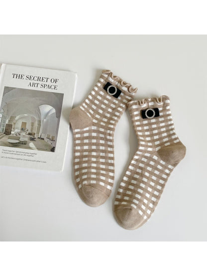 Rufia - Ruffle Blue Crew Socks product image 6