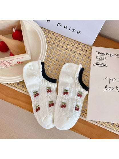 Rufia - Cute Cherry Low Cut Socks