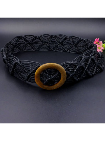 Beco Woven Ring Buckle Waist Belt product shape