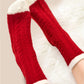 Rufia - Red & White Christmas Vibe Mid-Calf Socks