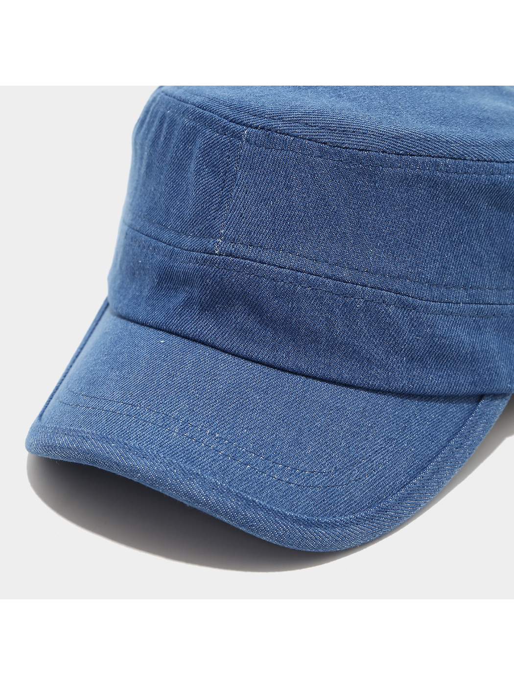 Haila - Flat Top Curved Brim Cadet Cap