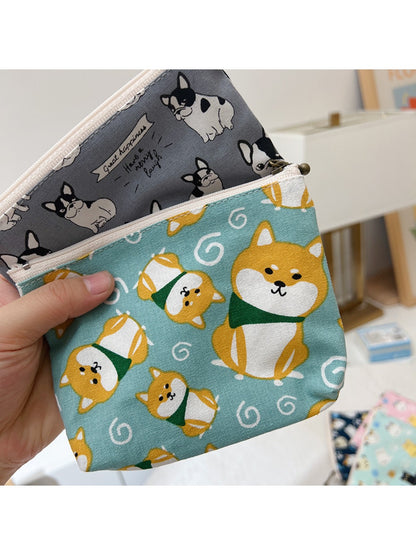 Cosbai coin purse showing a bright and cute cartoon face on front