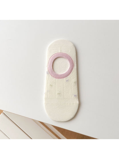 Rufia - Heart Pattern No Show Socks product image 4