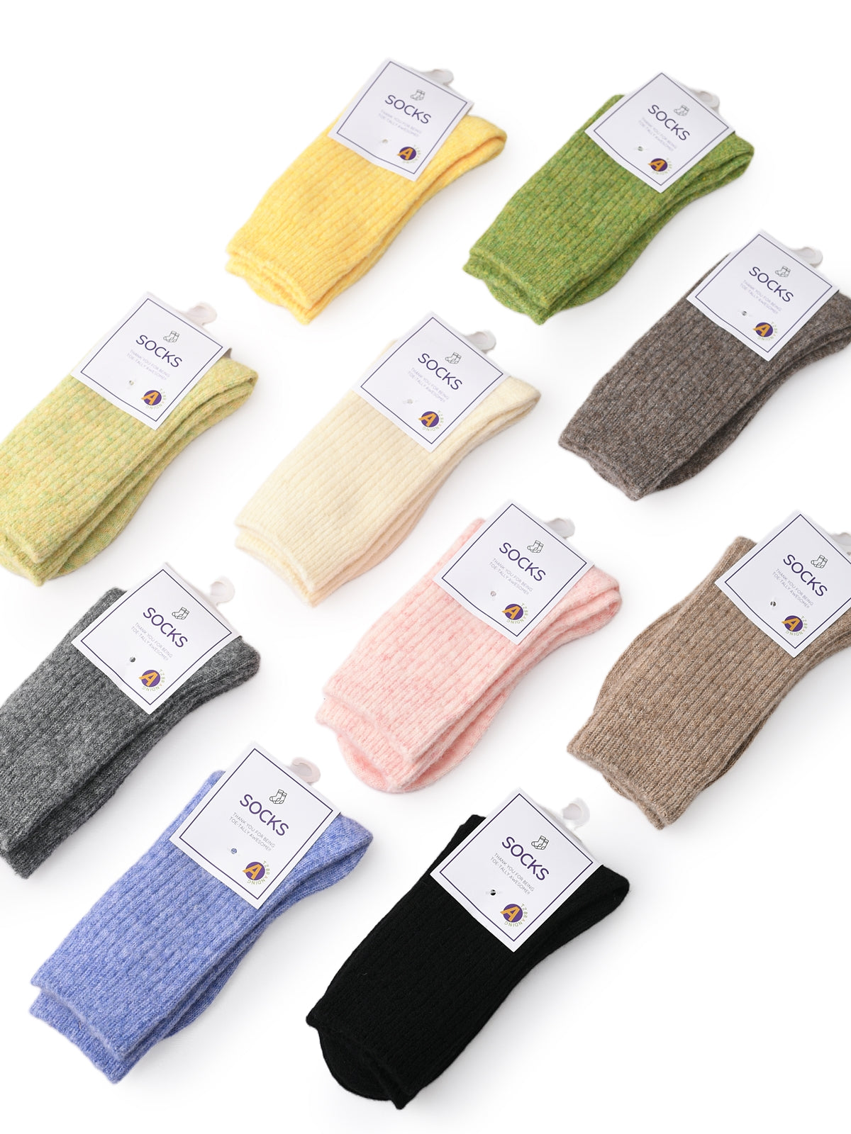 Rufia - Thickened Solid Color Socks product image 1