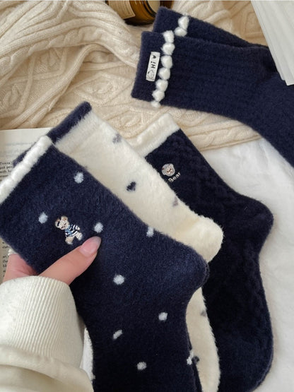 Rufia – Plush Winter Cartoon Socks