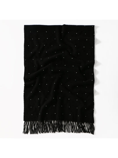 Scarvii - Polka Dot Tassel Winter Scarf