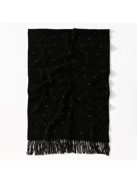 Scarvii - Polka Dots Tassel Winter Scarf