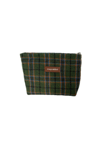 Cosbai - Retro Leopard Print Toiletry Bag
