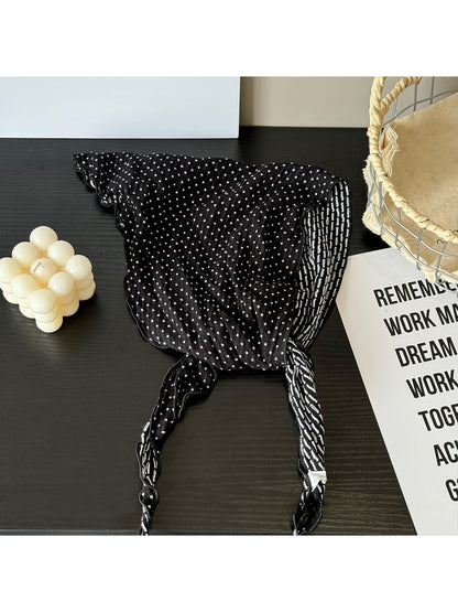 Scarvii - Polka Dot Double-Sided Triangle Bandana