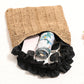 Cosbai - Ruffle Trim Crochet Sling Bag - Vintage & Chic