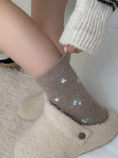 Rufia - Soft Floral Pattern Crew Socks product image 9