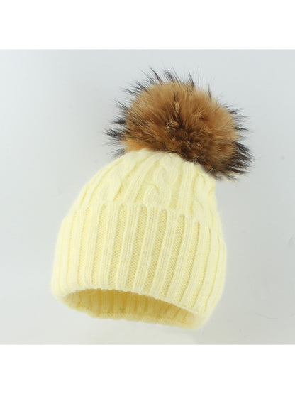 Haila - Thickened Ribbed Cuff Winter Knit Beanie