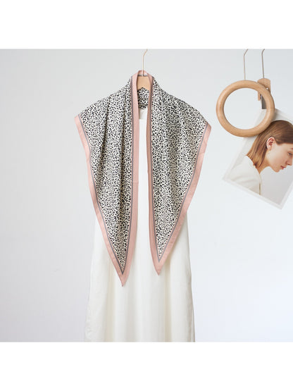 Scarvii - Leopard Pattern Fashion Triangle Scarf