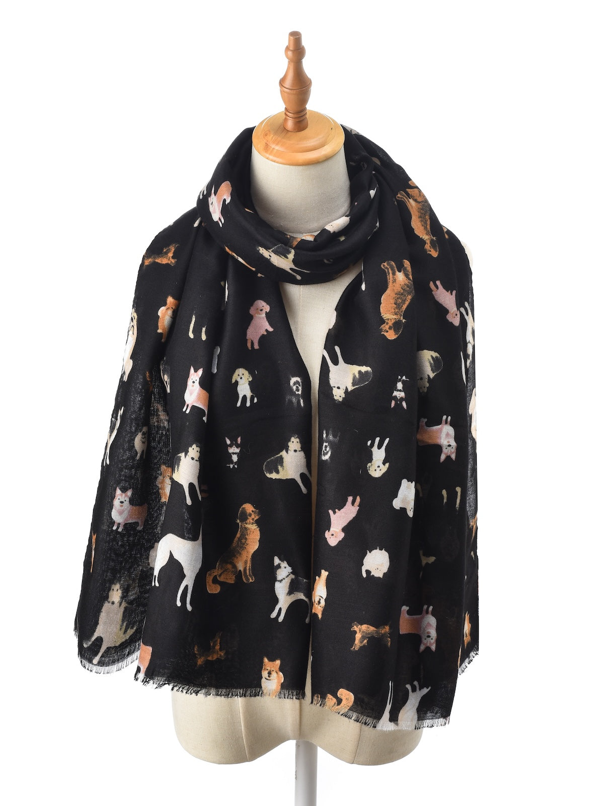 Scarvii - Cute Cartoon Dog Pattern Scarf