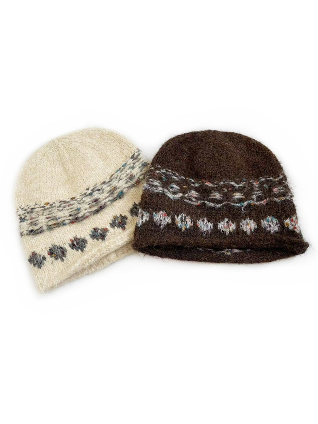 Haila - Vintage Jacquard Soft Knit Beanie
