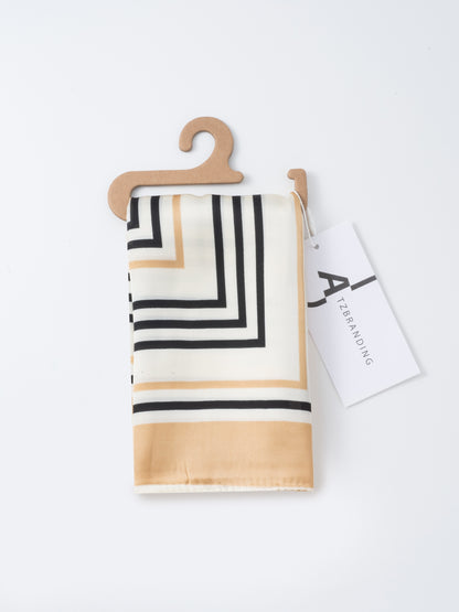 Scarvii - Striped Square Scarf