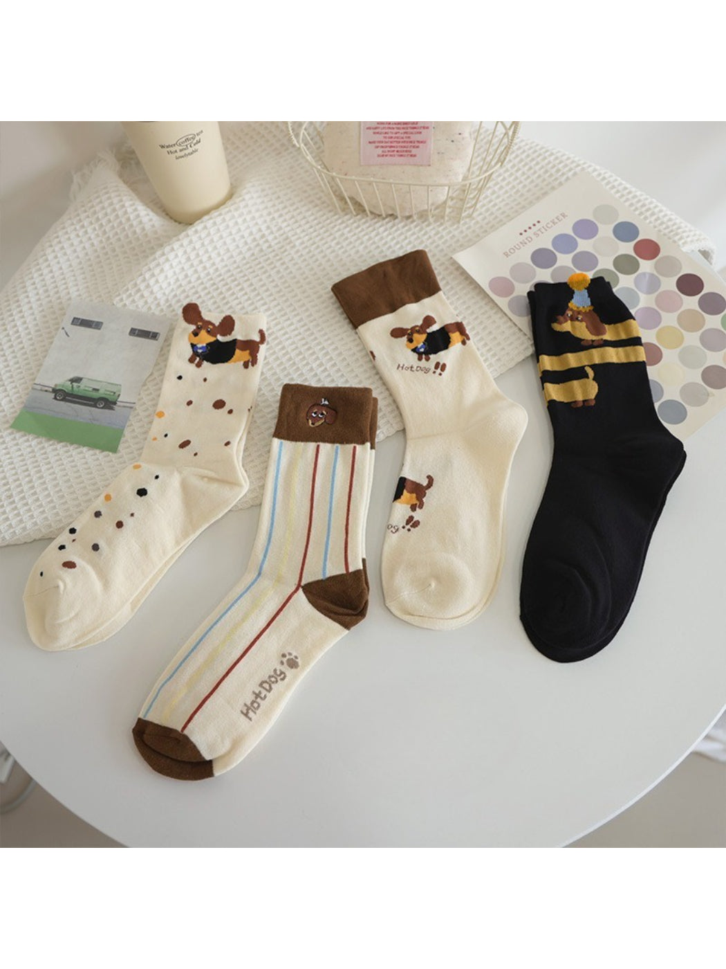 Rufia - Cute Dachshund Crew Socks product image 2