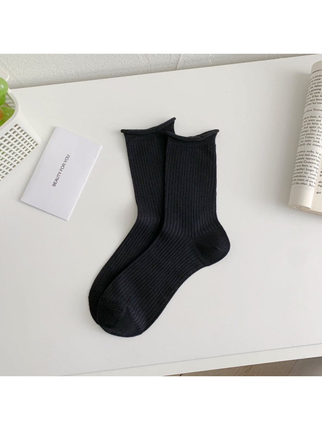 Rufia - Pastel Ribbed Crew Socks product image 3