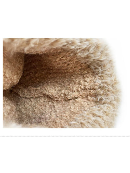Haila – Fuzzy Contrast Trim Beanie