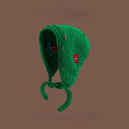 Scarvii crochet cute hairband with visible crochet loops and texture