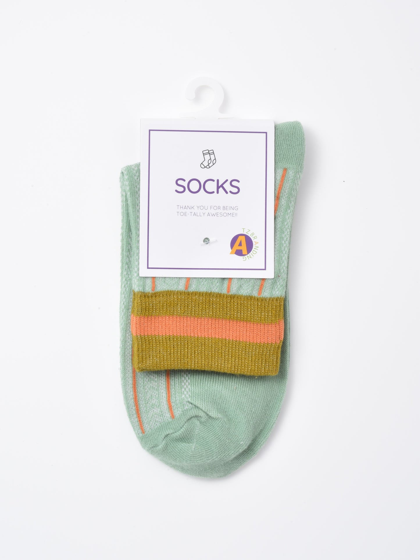 Rufia - Colorblock Mesh Knit Mid Calf Socks