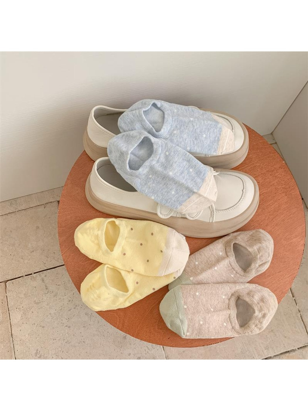 Rufia - Classic Polka Dot Low Ankle Socks