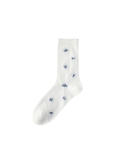 Rufia - Mixed Texture Knit Crew Socks product image 8