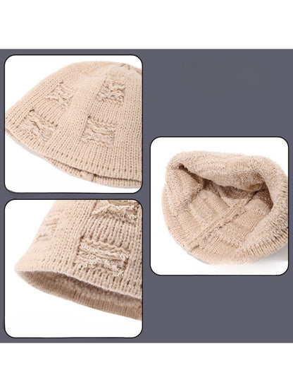 Haila - Textured Knit Bucket Hat