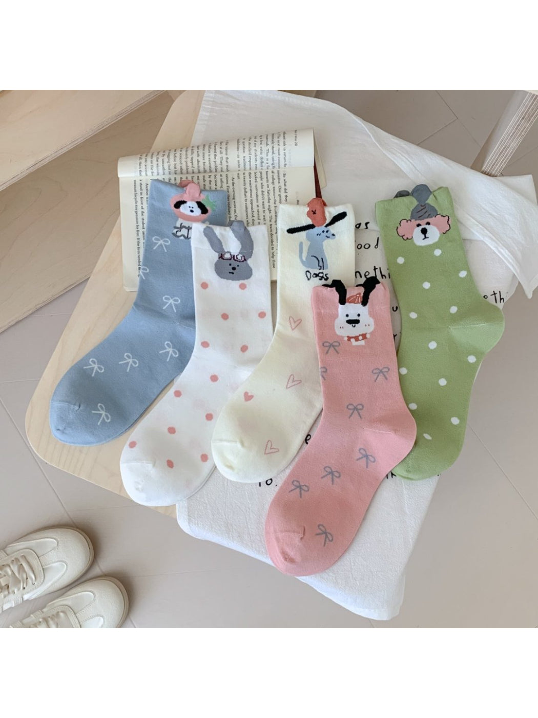 Rufia - Cute Cartoon Animal Crew Socks product image 2