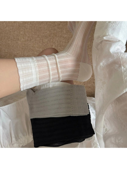 Rufia - Minimal Solid Socks for Women