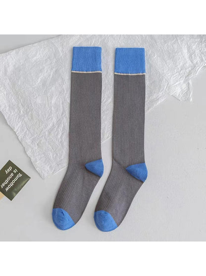 Rufia - Colorblock Ribbed Knee High Socks product image 4