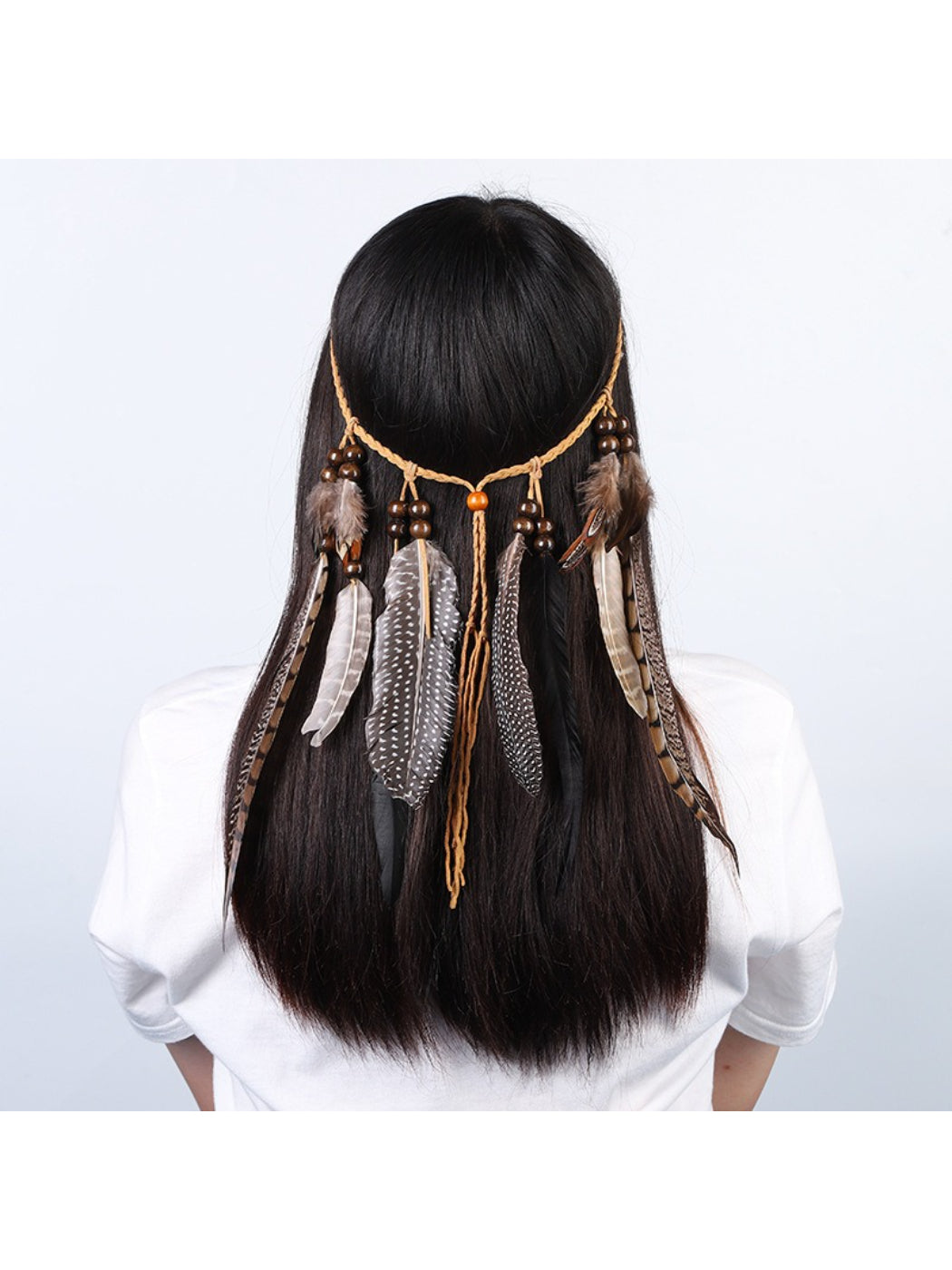 Hairish - Bohemian Feather Hair Garland