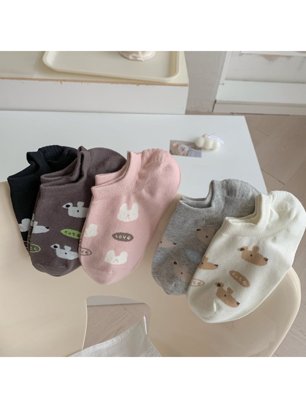 Rufia - Cute Animal No Show Socks product image 1