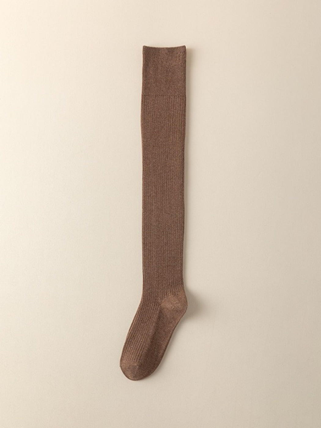 Rufia - Classic Solid-Color Knee-High Winter Socks for Girls