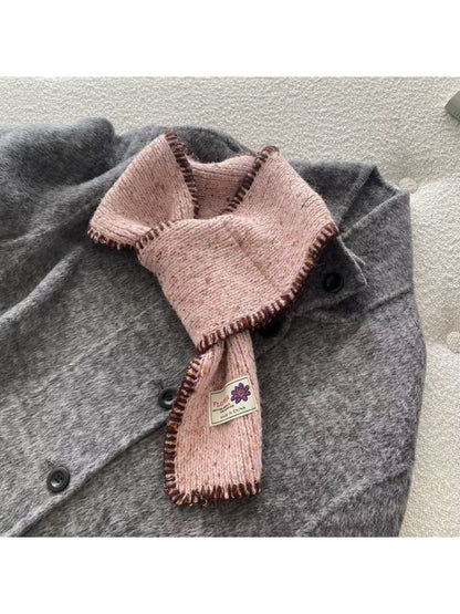 Scarvii - Flecked Blanket Stitch Knit Scarf