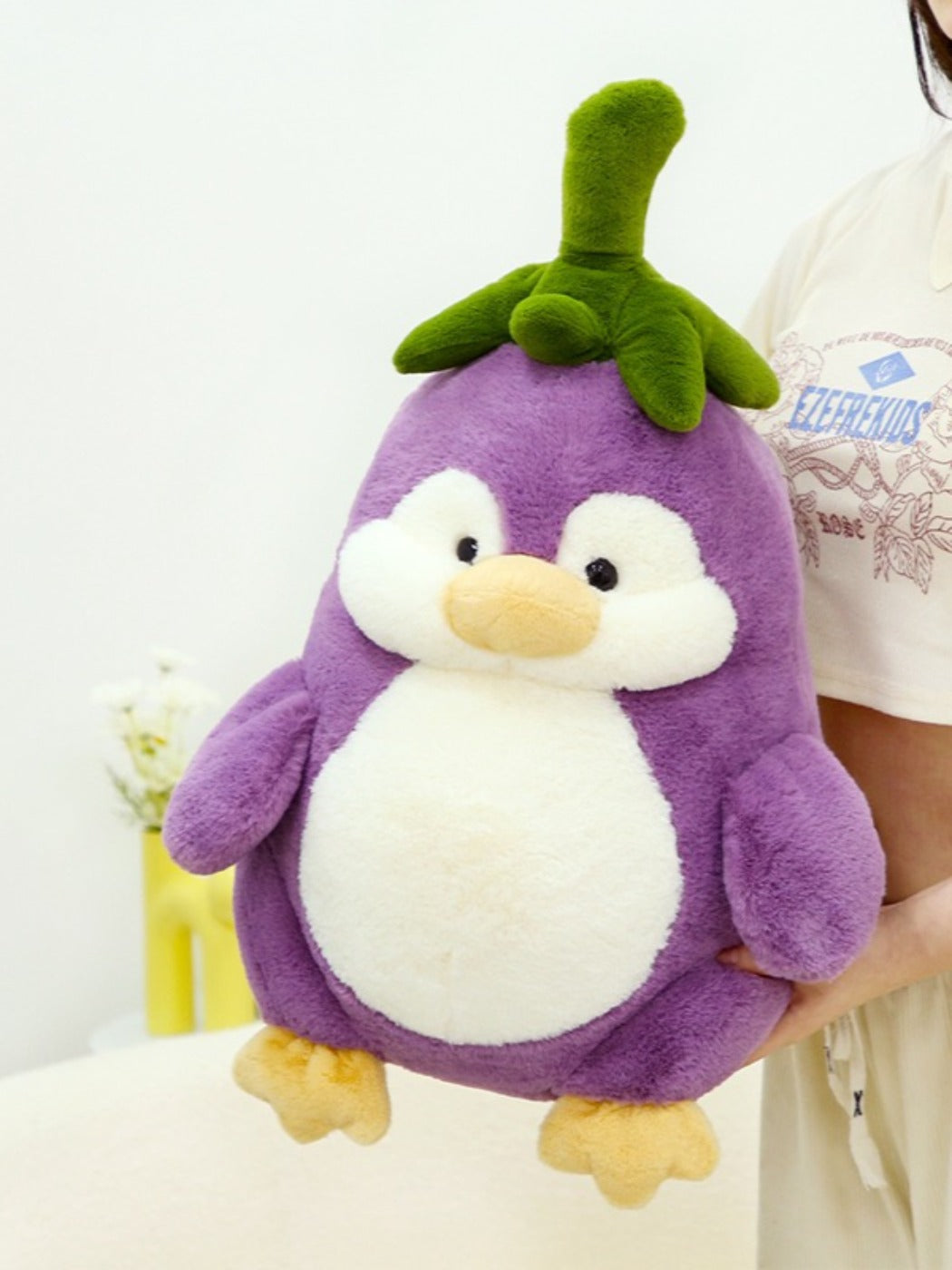 Kawai - Purple Penguin Plush Toy - Cozy & Sweet