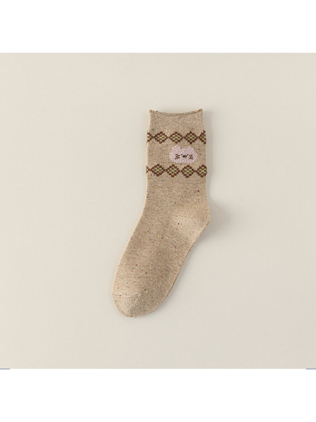 Rufia - Cute Animal Pattern Mid-Calf Socks