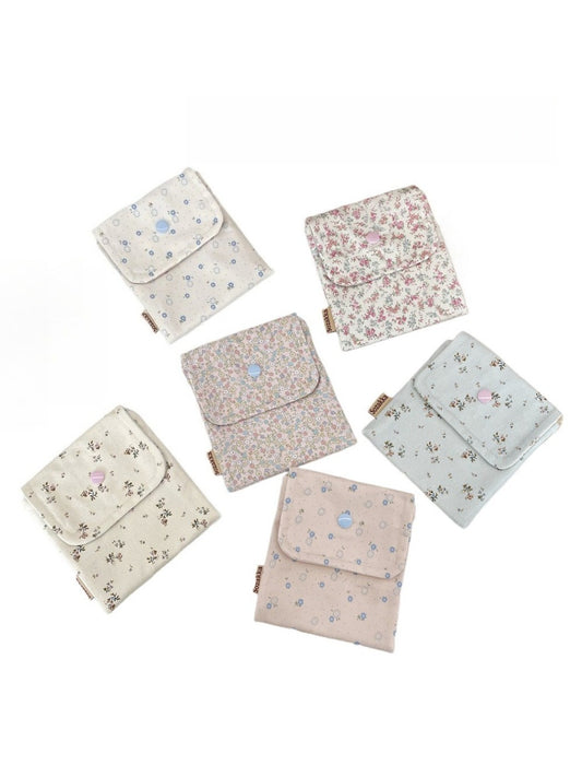 Cosbai - Floral Print Coin Pouch