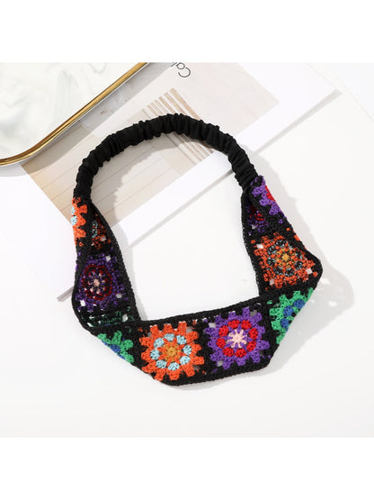 Rufia Boho Crochet Patch Headband