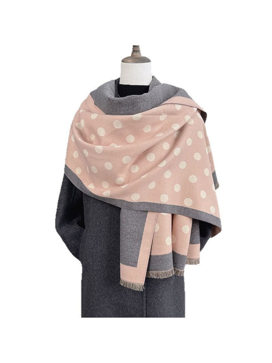 Scarvii - Soft Reversible Polka Dot Scarf