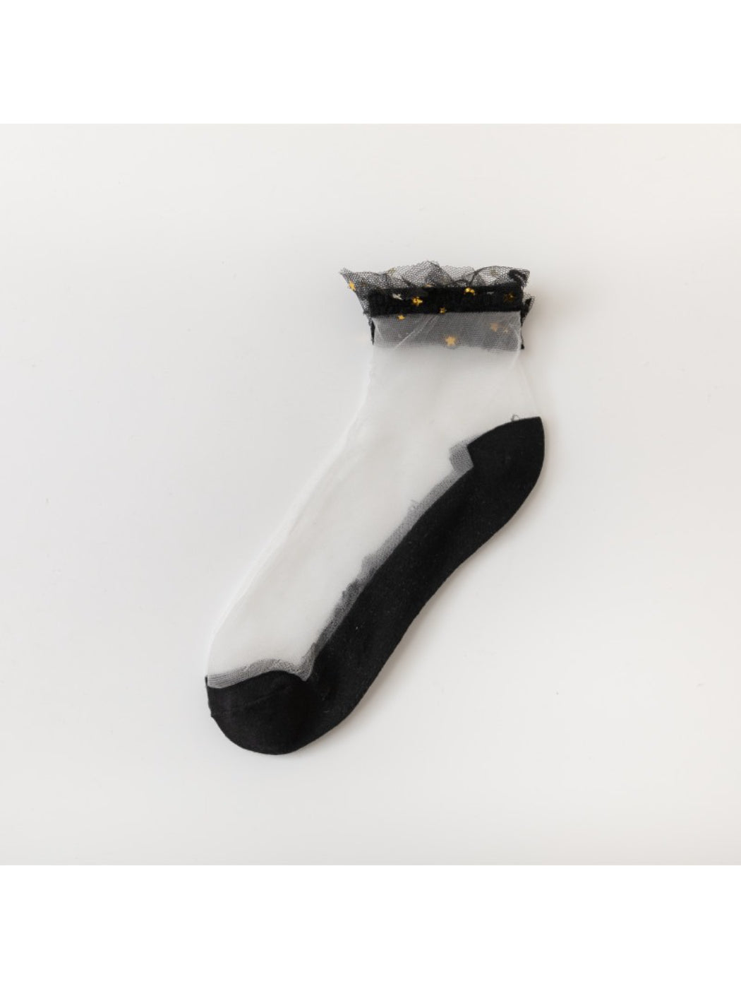 Rufia - Sheer Ruffle Trim Ankle Socks product image 3