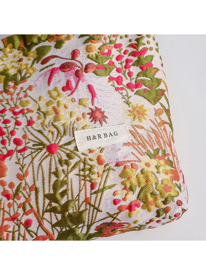 Cosbai - Fresh Floral Makeup Storage Cosmetic Pouch