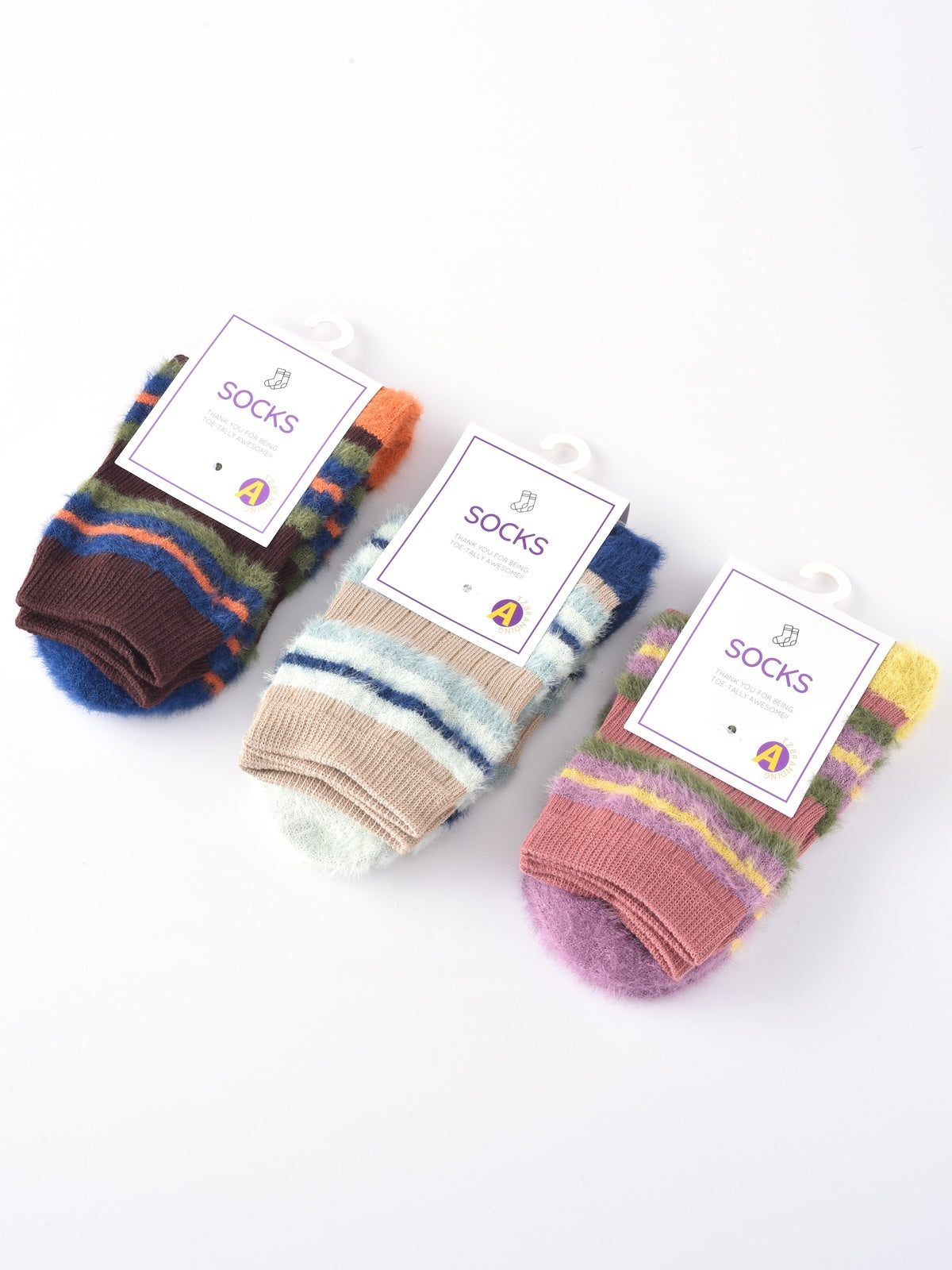 Rufia - Thick Striped Winter Warm Socks