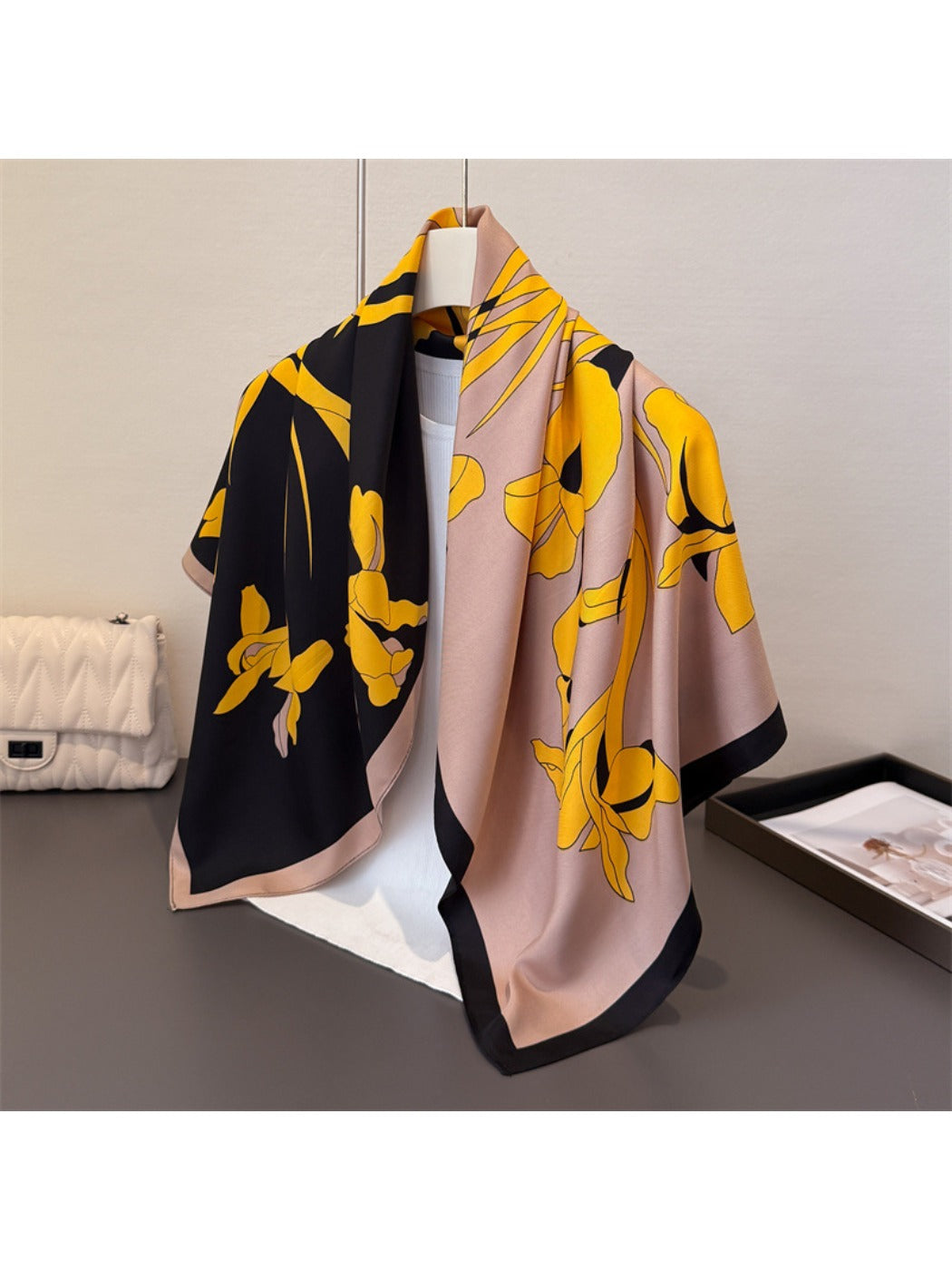 Scarvii - Vintage Floral Square Scarf