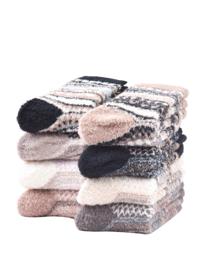 Rufia - Cozy Fleece Thick Mid-Calf Socks