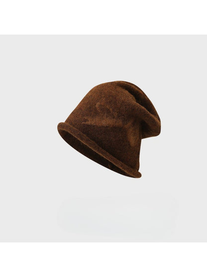 Haila - Casual Stitch Mark Slouch Beanie Hat
