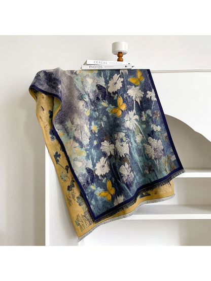 Scarvii - Vintage Abstract Art Paisley Print Scarf & Wrap