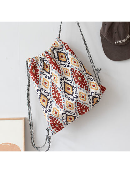 Cosbai -  Boho Drawstring Bag